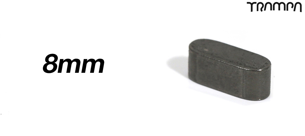 The KEYWAY connects between the Motor Pulley & the Motor Axle Shaft to eliminate slip under power 3x3x8mm