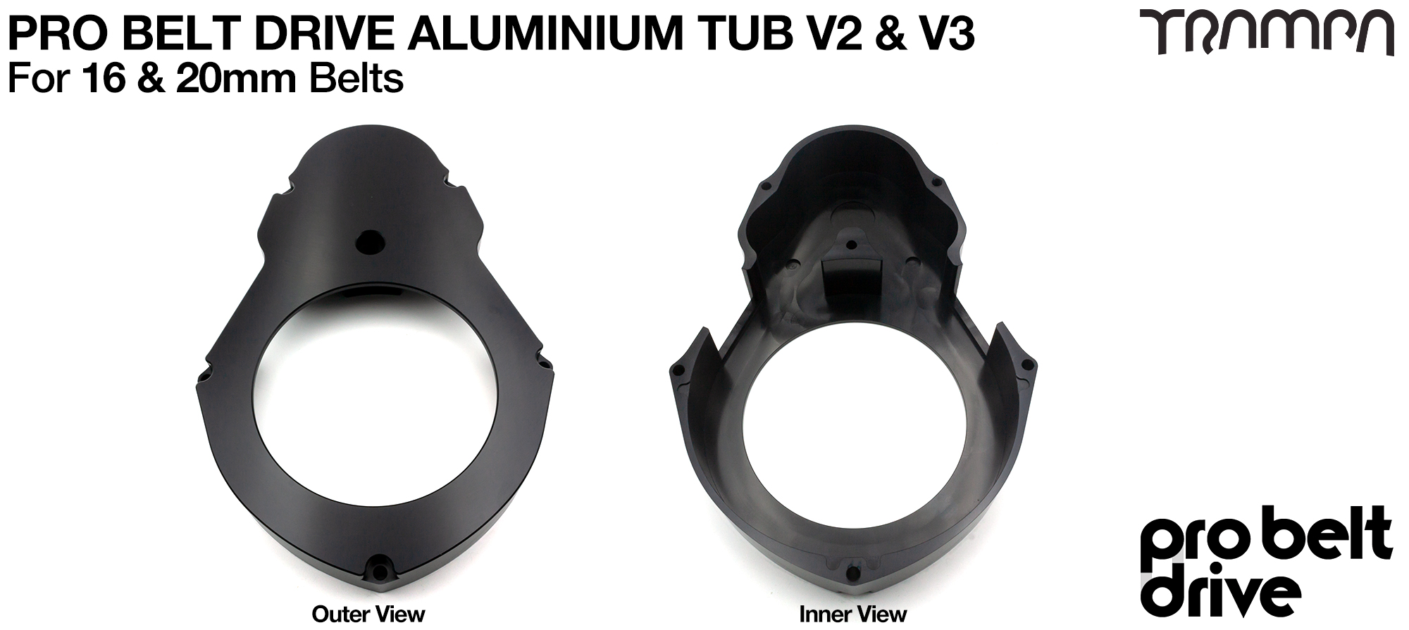 PRO BELT TUB - Fits to both V2 16mm & V3 20mm Pro Belt Tub Covers