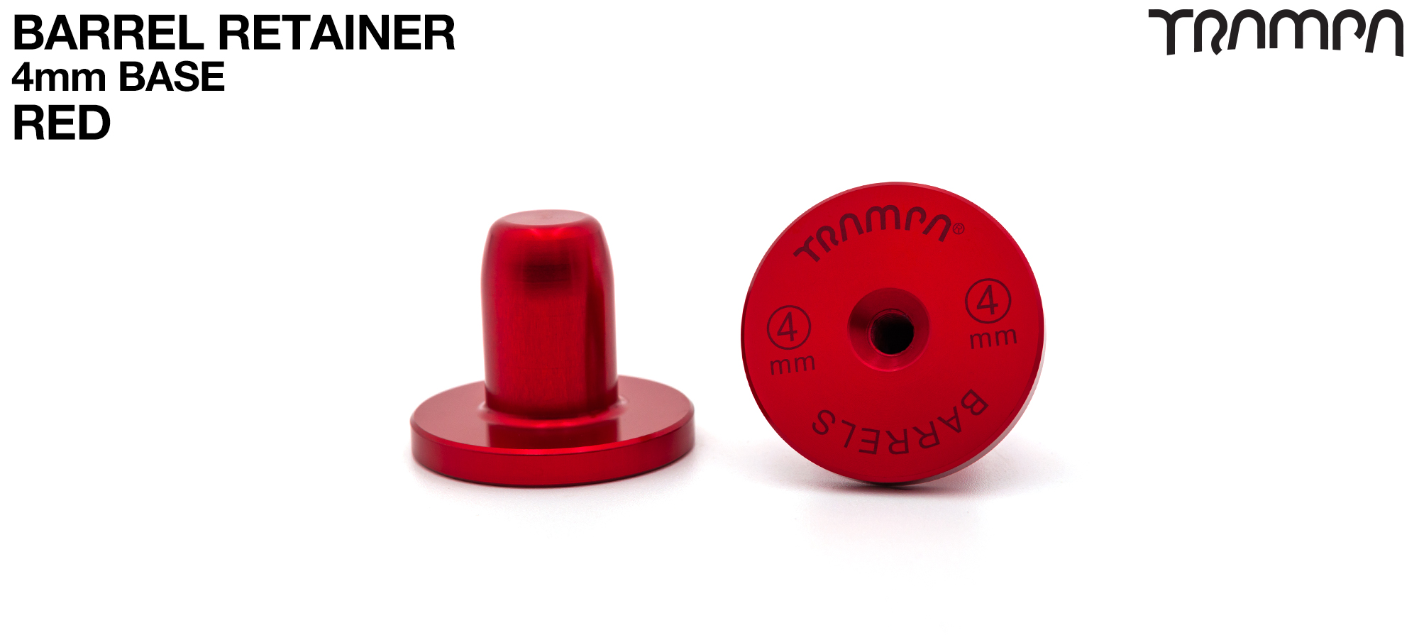 RED 4mm Barrel RETAINER 