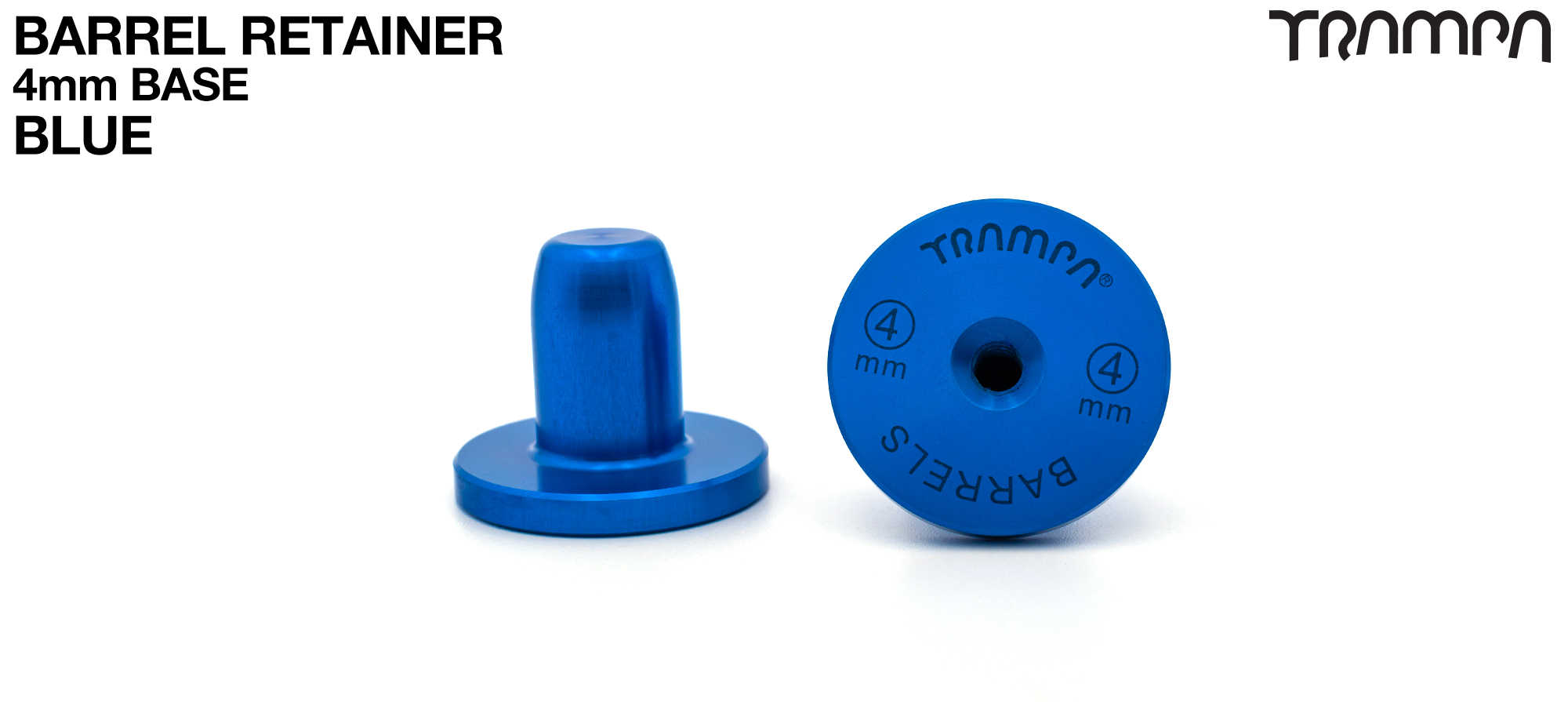 BLUE 4mm Barrel RETAINER 